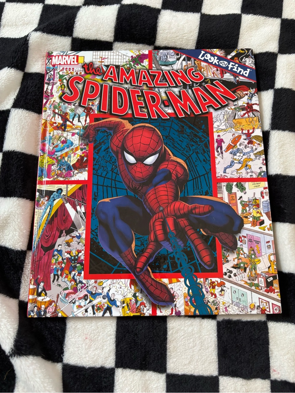 Spider man look and find book